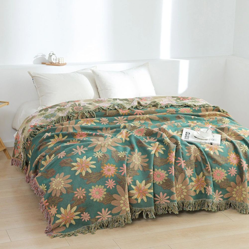 Elegante Wendedecke mit botanischem Design