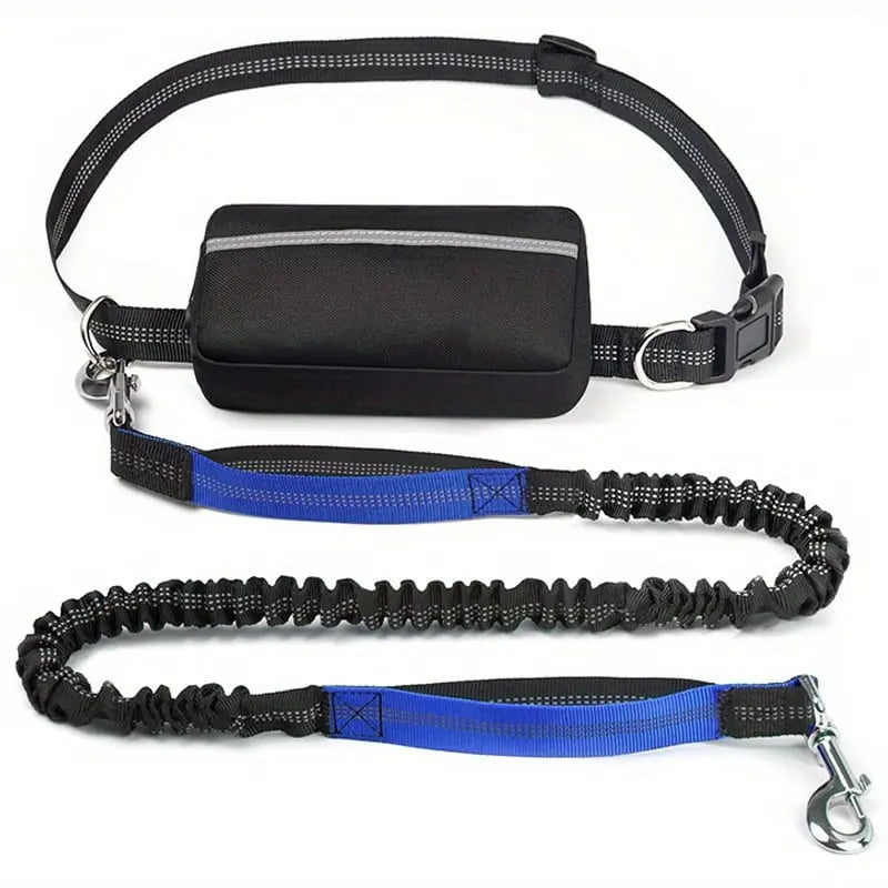 Bequeme Freihand-Hundeleine mit praktischer Tasche