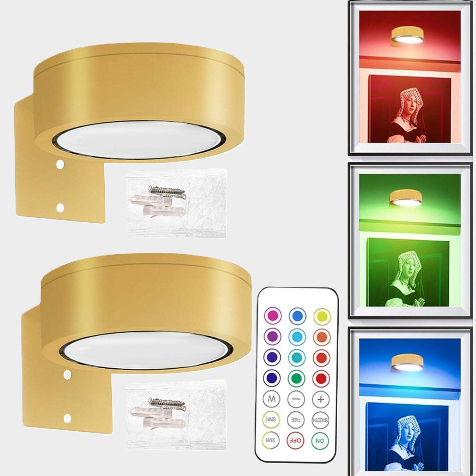 Flexibles Magnetlicht für Kunstwerke und Fotos