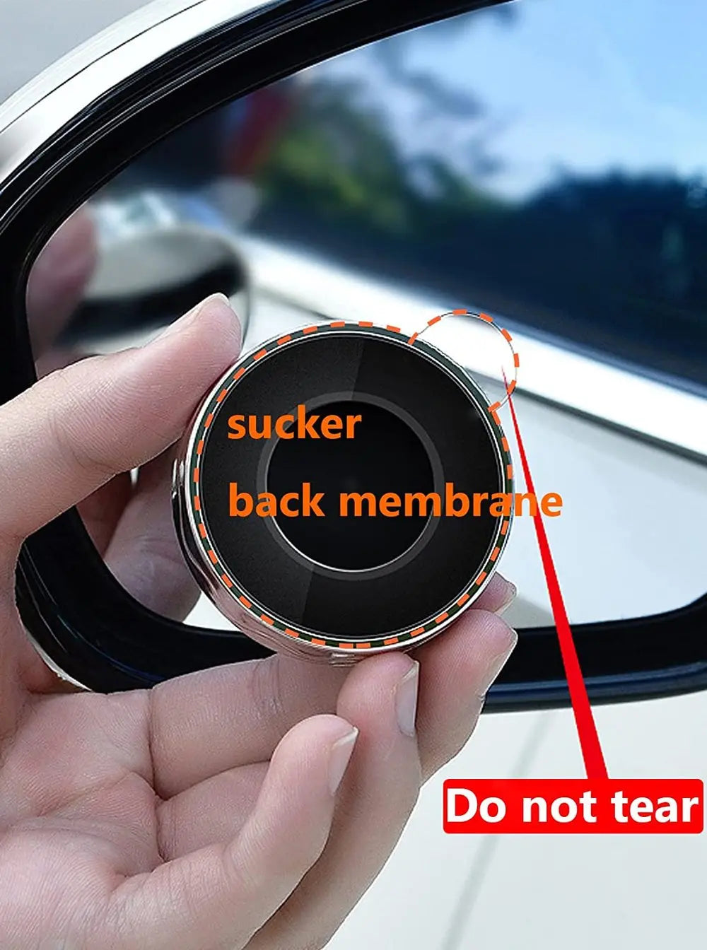 Verstellbarer Spiegel für blinde Flecken für optimale Sicht