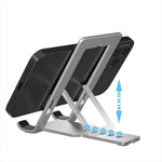 FlexiStand - Adjustable Aluminum Phone Holder with Cooling Function
