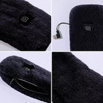 Heat-Flattering Fleece Scarf – USB-Powered Heating Function