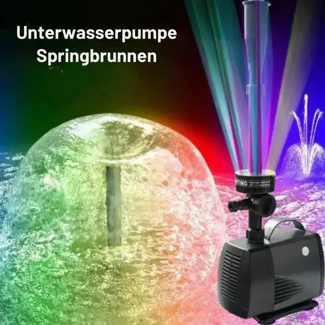 Vielseitige Gartenbrunnenpumpe – Leise und Stimmungsvolle Wasseranimationen