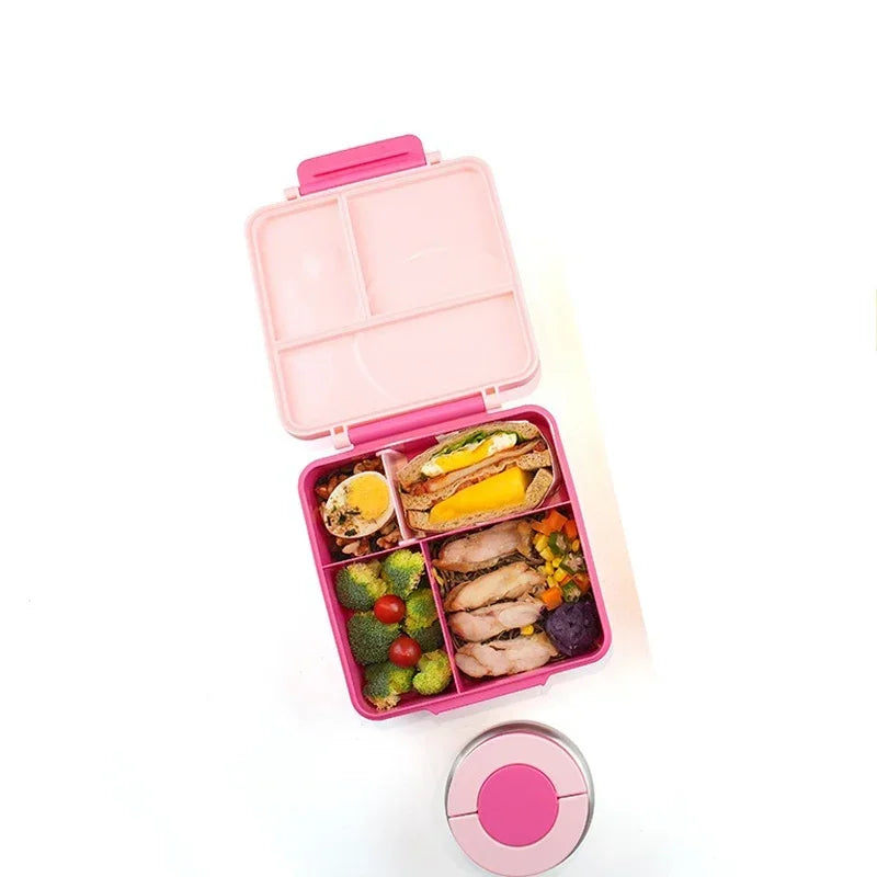 Compact lunch box with stainless steel bowl and best insulation