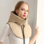FrostGuard - Elegant Hooded Scarf for Cold Days