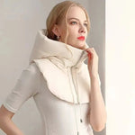 FrostGuard - Elegant Hooded Scarf for Cold Days
