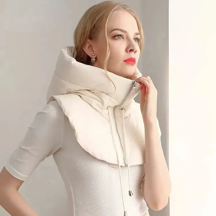 FrostGuard - Elegant Hooded Scarf for Cold Days