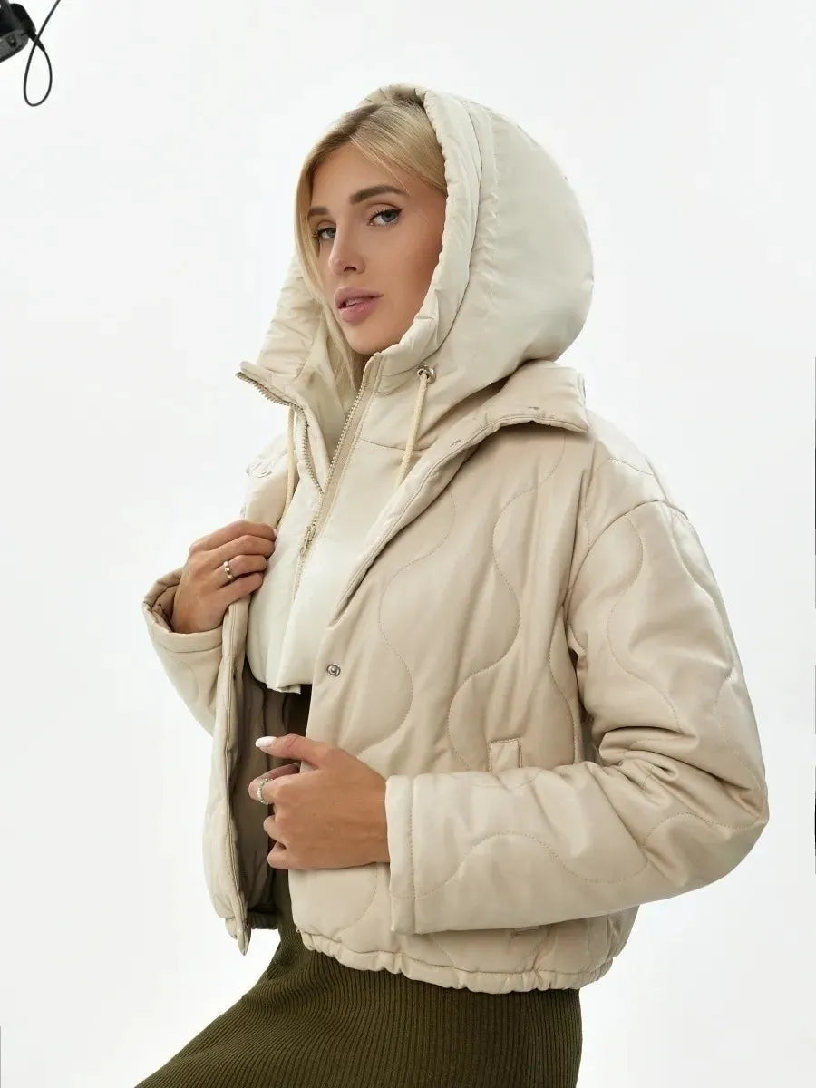 FrostGuard - Elegant Hooded Scarf for Cold Days