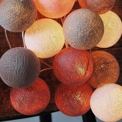 LumiKugel | Baumwollball-Lichterkette für stimmungsvolle Akzente