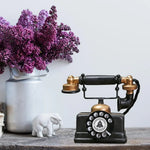 Antike Telefon Dekoration – Nostalgische Retro Tischdekoration für Wohn- und Bürobereich