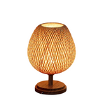 Elegante Tischlampe aus Bambus für Wohn- und Schlafzimmer