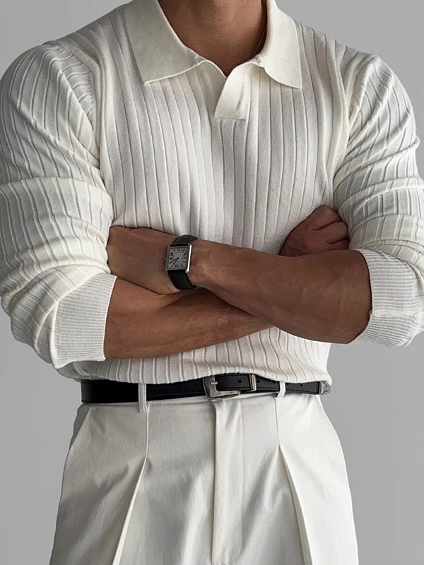 Elegant Polo Sweater | Style and Comfort Combined