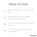 Lockenwunder – Sofortige Verwandlung von Frizz zu atemberaubenden, seidigen Locken