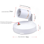 LumosPro | Kompakter Dimmbarer LED Spot | Kabelloses Akzentlicht für Zuhause & Büro