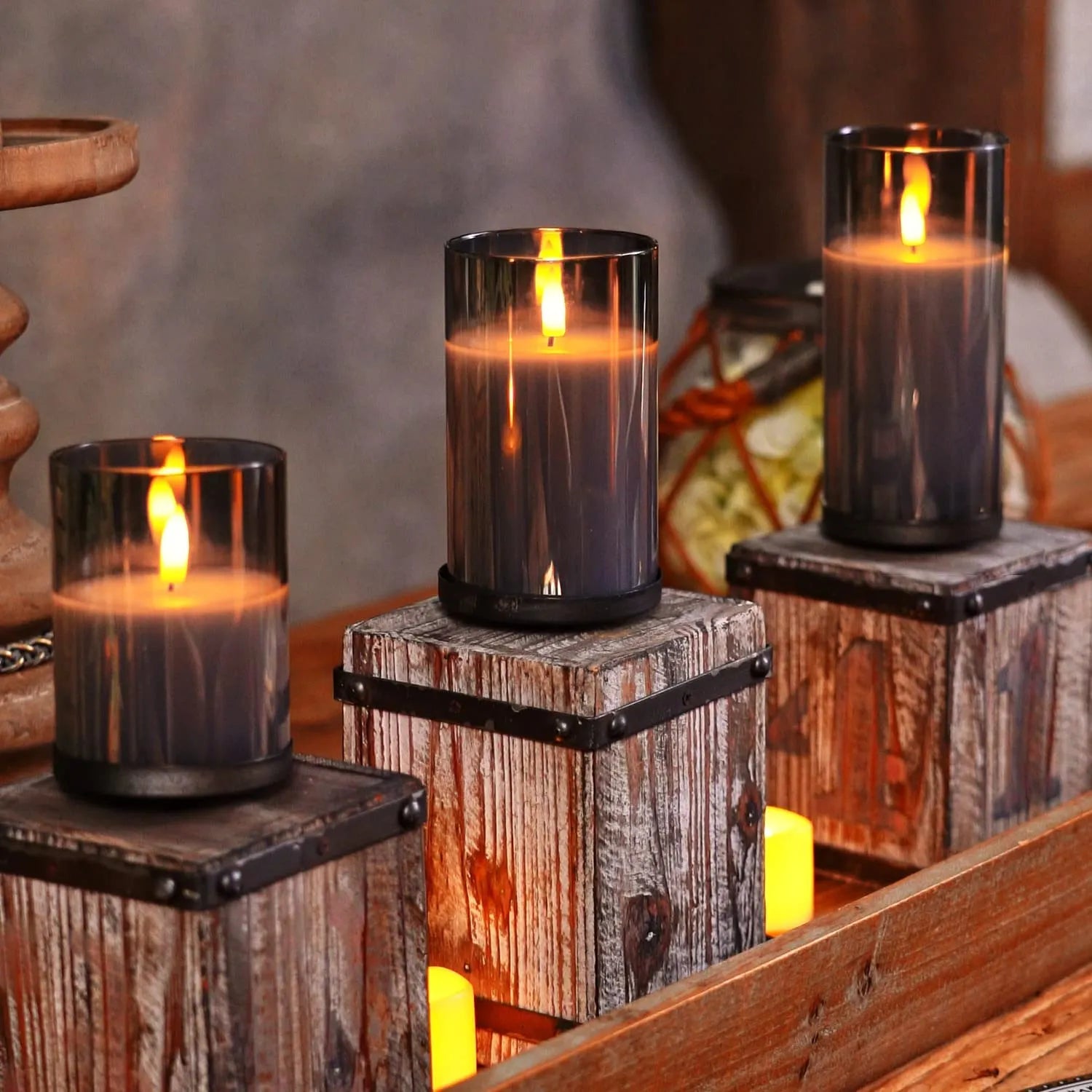 Warm light without risk - LED Candle Set with Remote Control