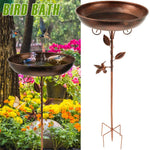 Vogelbad mit Stand | Robuste Metallwanne | NaturOase
