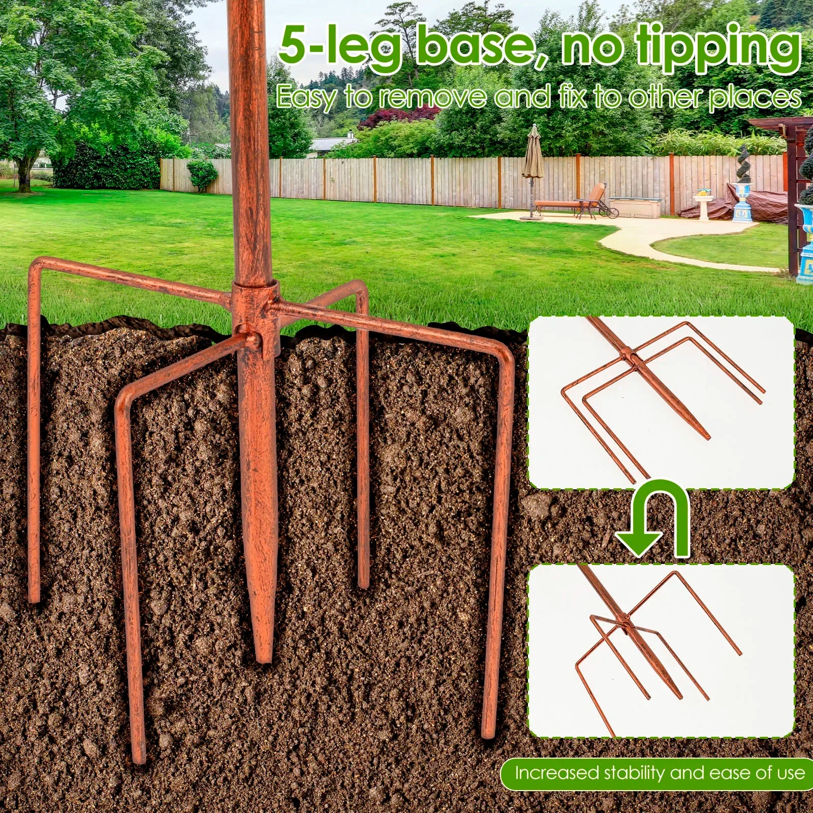Vogelbad mit Stand | Robuste Metallwanne | NaturOase