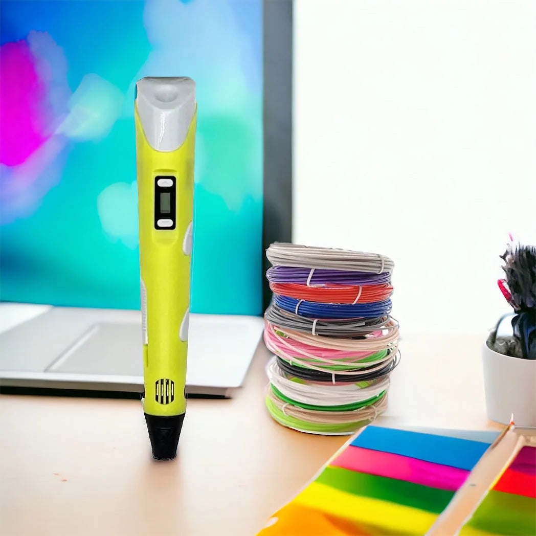 3D Drawing Pen LCD & Adjustable Temperature Multiple Colors