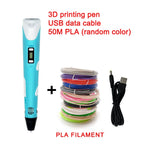 3D Drawing Pen LCD & Adjustable Temperature Multiple Colors