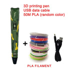 3D Drawing Pen LCD & Adjustable Temperature PLA Compatible