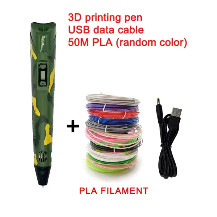 3D Drawing Pen LCD Display & Adjustable Temperature