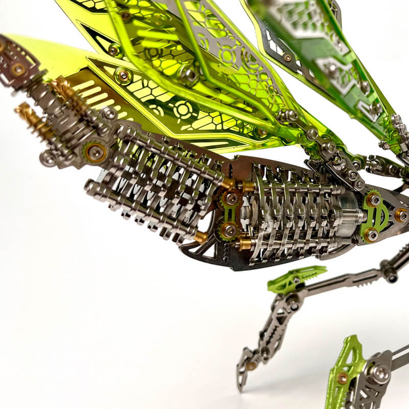 3D Mantis Kit Stainless Steel Movable Joints & Magnetic LED