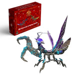 3D Mantis Kit Stainless Steel Movable Joints & Magnetic LED