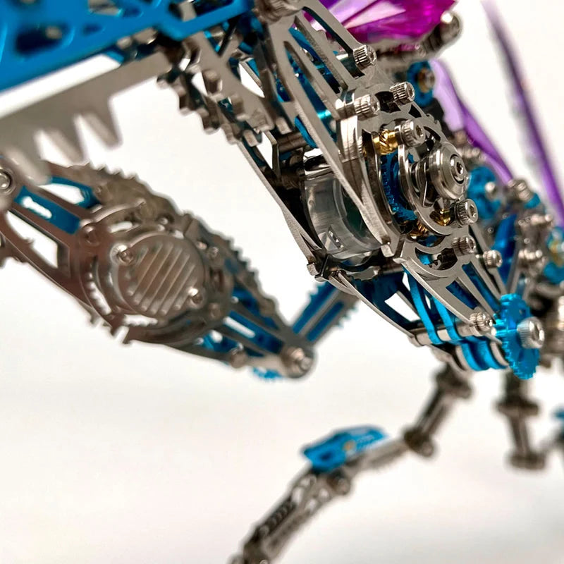 3D Mantis Kit Stainless Steel Movable Joints & Magnetic LED