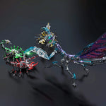 3D Mantis Kit Stainless Steel Movable Joints & Magnetic LED