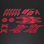 3D Mantis Kit Stainless Steel Movable Joints & Magnetic LED