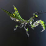 3D Mantis Kit Stainless Steel Movable Joints & Magnetic LED