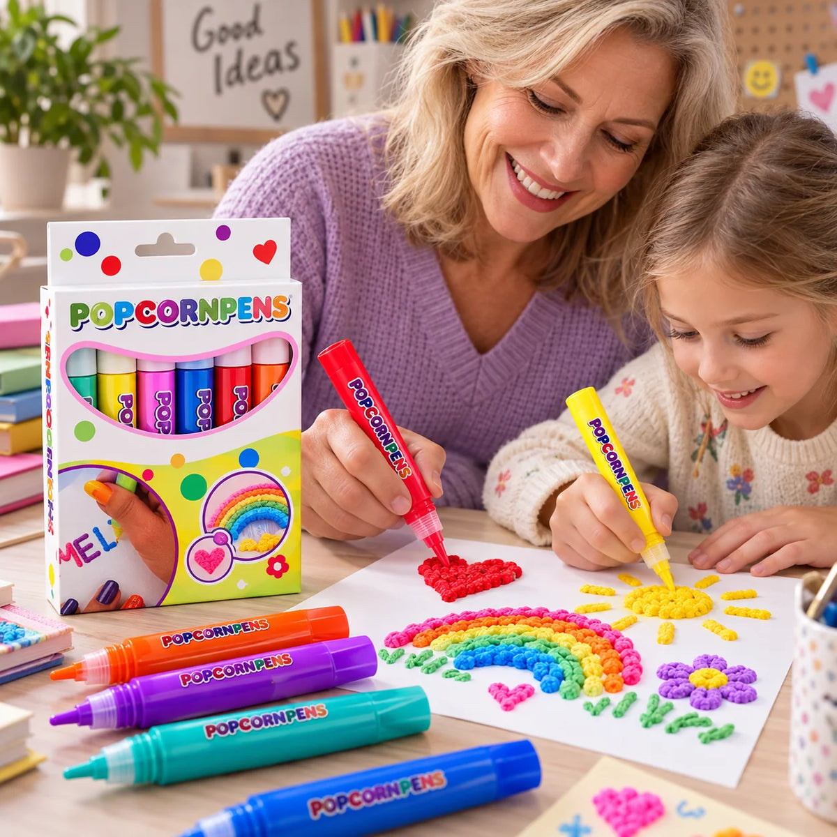 3D Paint Pens Heat-Activated Set of 6