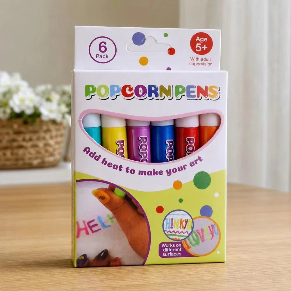 3D Paint Pens Heat-Activated Set of 6