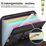 A4 Document Organizer Fireproof & Waterproof 12 Pockets