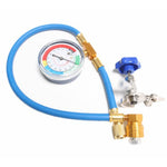 AC Refill Hose R134A R12 R22 0-350 PSI Gauge