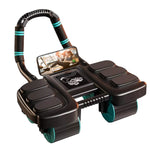Ab Roller Four-Wheel Automatic Rebound Padded Arm Supports