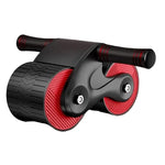 Ab Roller Non-Slip Wheels Automatic Recoil Adjustable Resistance