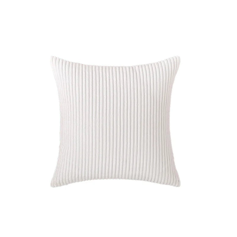 Accent Pillow Cover Deep-Channel Ribbed Corduroy Concealed Zipper