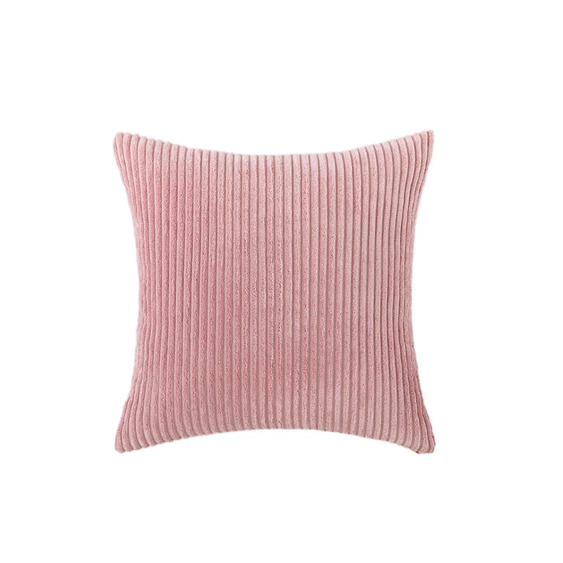 Accent Pillow Cover Deep-Channel Ribbed Corduroy Concealed Zipper