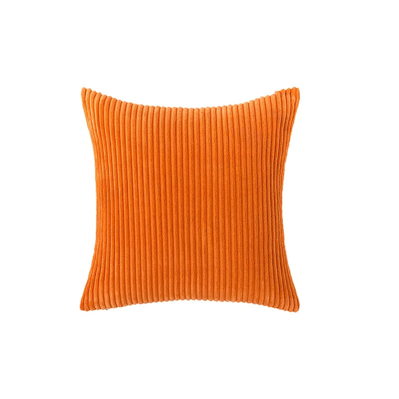 Accent Pillow Cover Deep-Channel Ribbed Corduroy Concealed Zipper