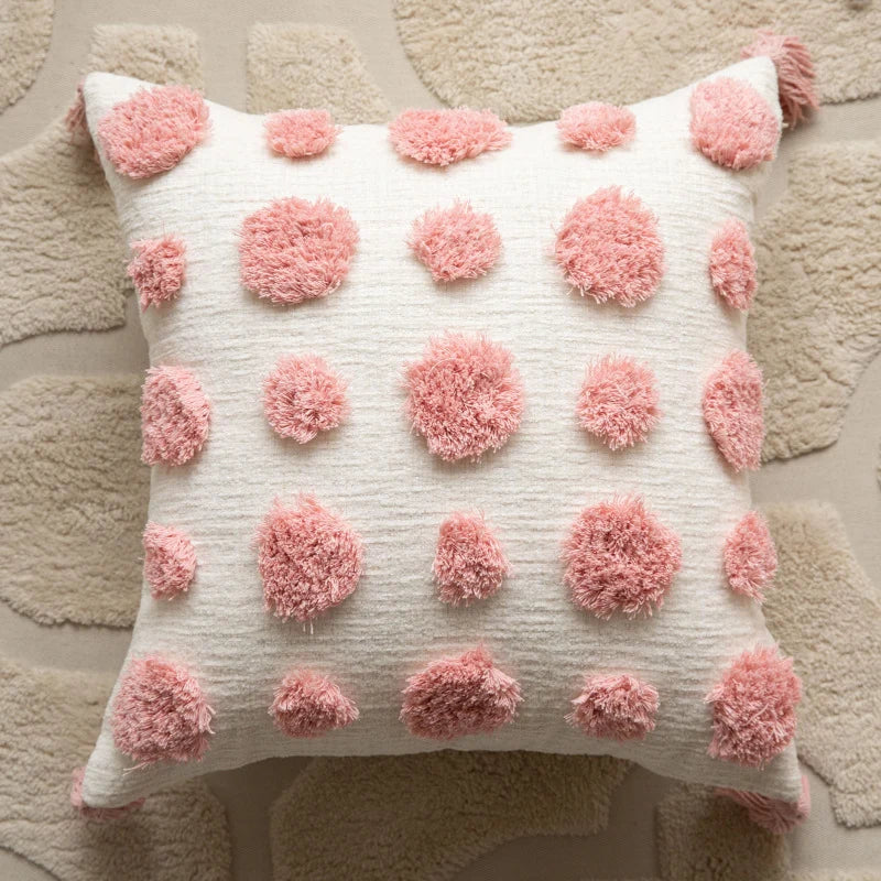 Accent Pillow Curly Faux Sheepskin 18 Inch Square