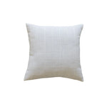 Accent Pillow Polyester-Cotton Grid Texture Removable Cover