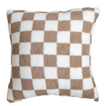 Accent Pillow Ultra-Soft Sherpa Checkered