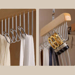 Accessory Hanger Wood 8 Hooks 360° Swivel Top