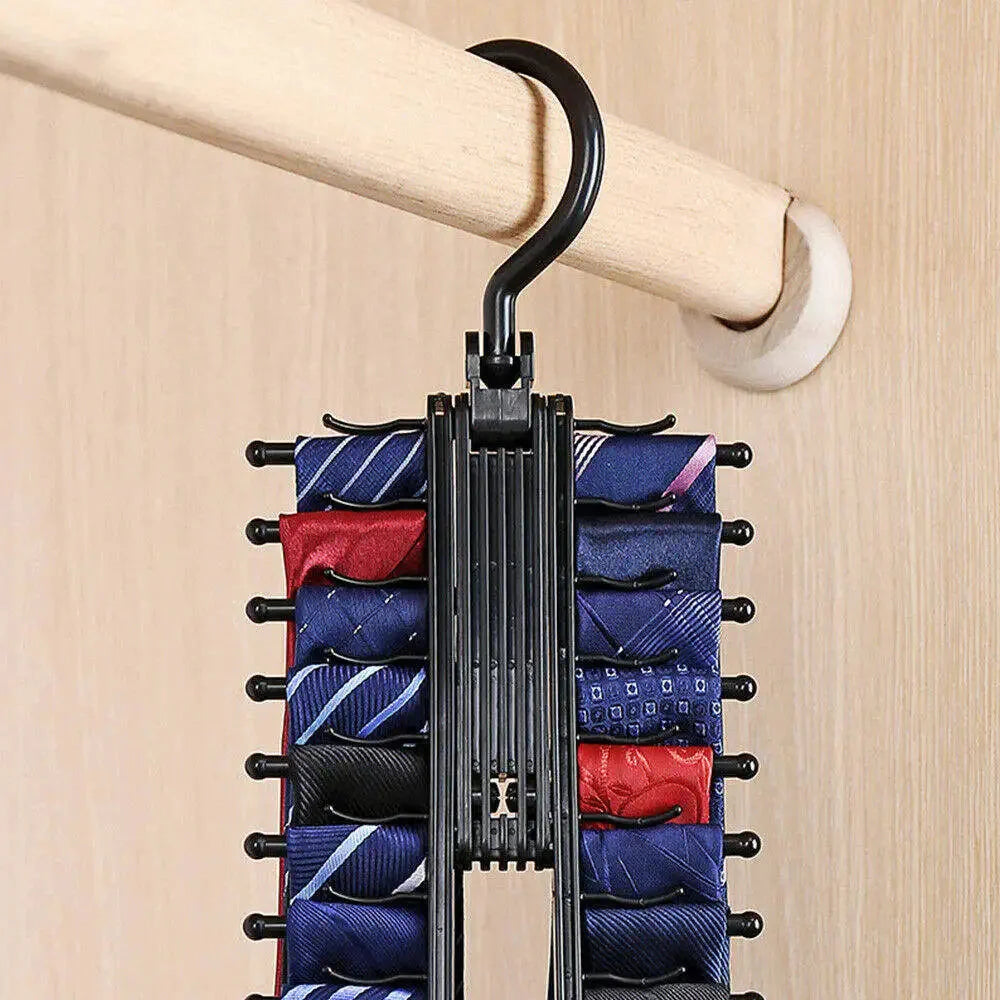 Accessory Organizer Hanger 360° Rotating Holds 20 Accessories