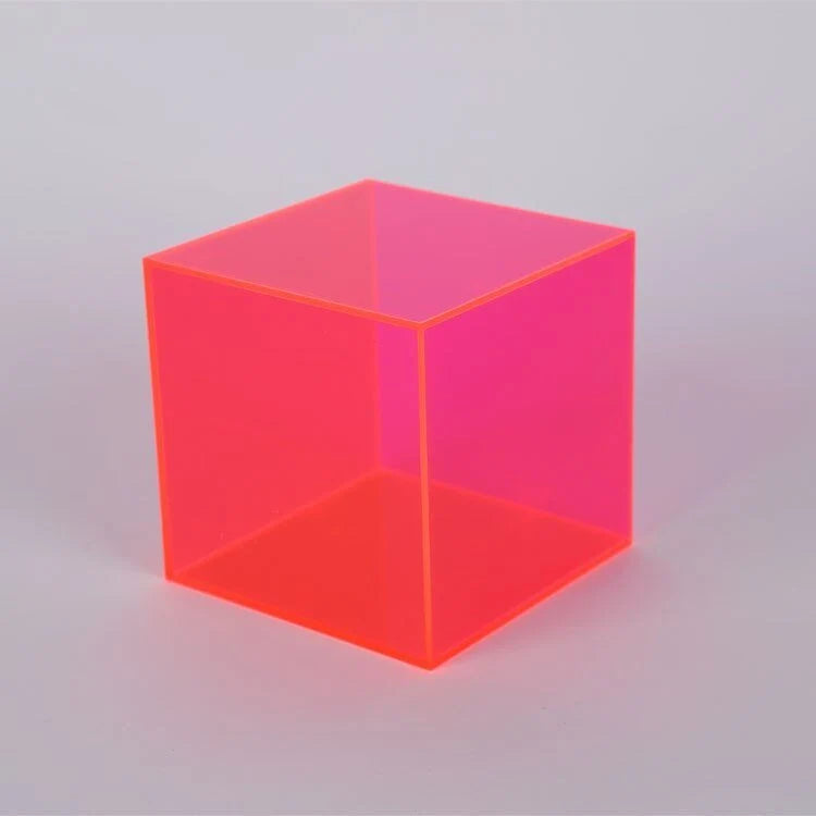 Acrylic Display Box Colorful Transparent Jewelry Organizer