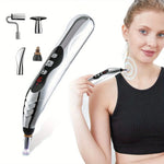 Acupuncture Pen Cordless 5-in-1 Adjustable Intensity