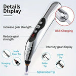 Acupuncture Pen Cordless 5-in-1 Adjustable Intensity