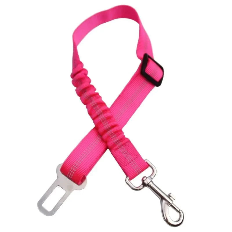 Adjustable Elastic Shock-Absorbing Dog Car Seat Belt