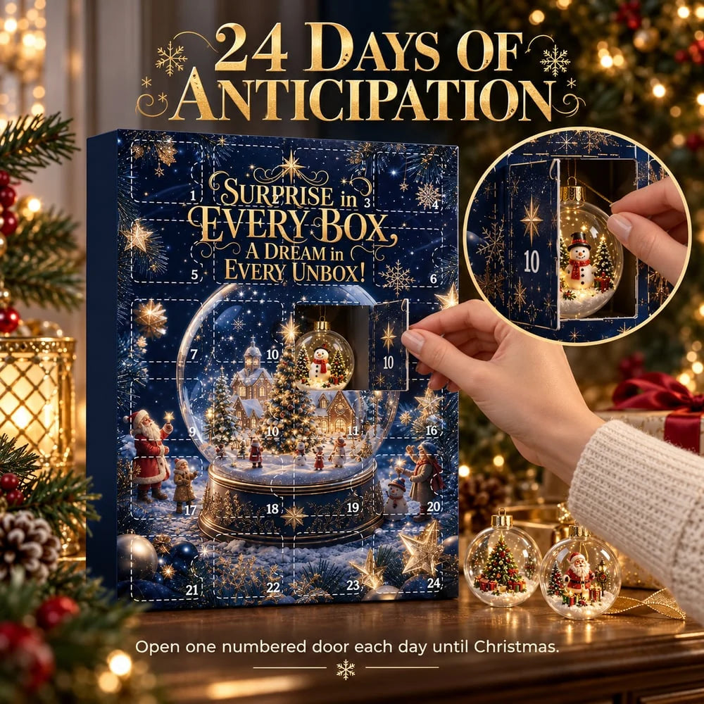Advent Calendar 24 Christmas Baubles